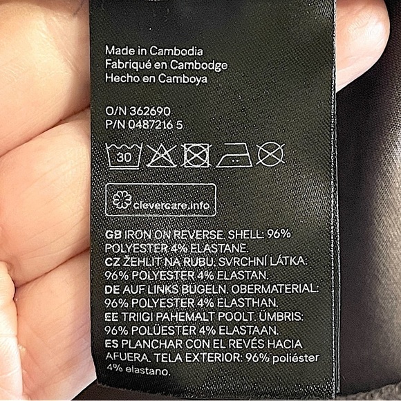 H&M x Coachella Collection Metallic Silver Hooded Zip Front Jacket Small - Picture 12 of 13